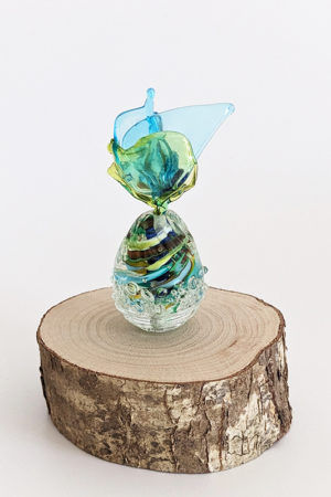 Sculpture en verre 'Bouton de Fleur 'Sculpture en verre 'Bouton de Fleur', décoration originale et unique