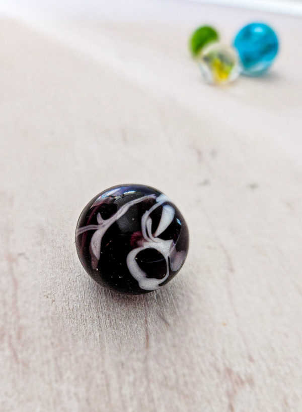 Billes en verre de Murano, faite à la main au chalumeau